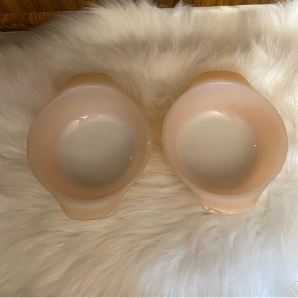 Anchor Hocking fire king peach luster ovenware 472 round baking dish - set of 2 - Picture 3 of 11